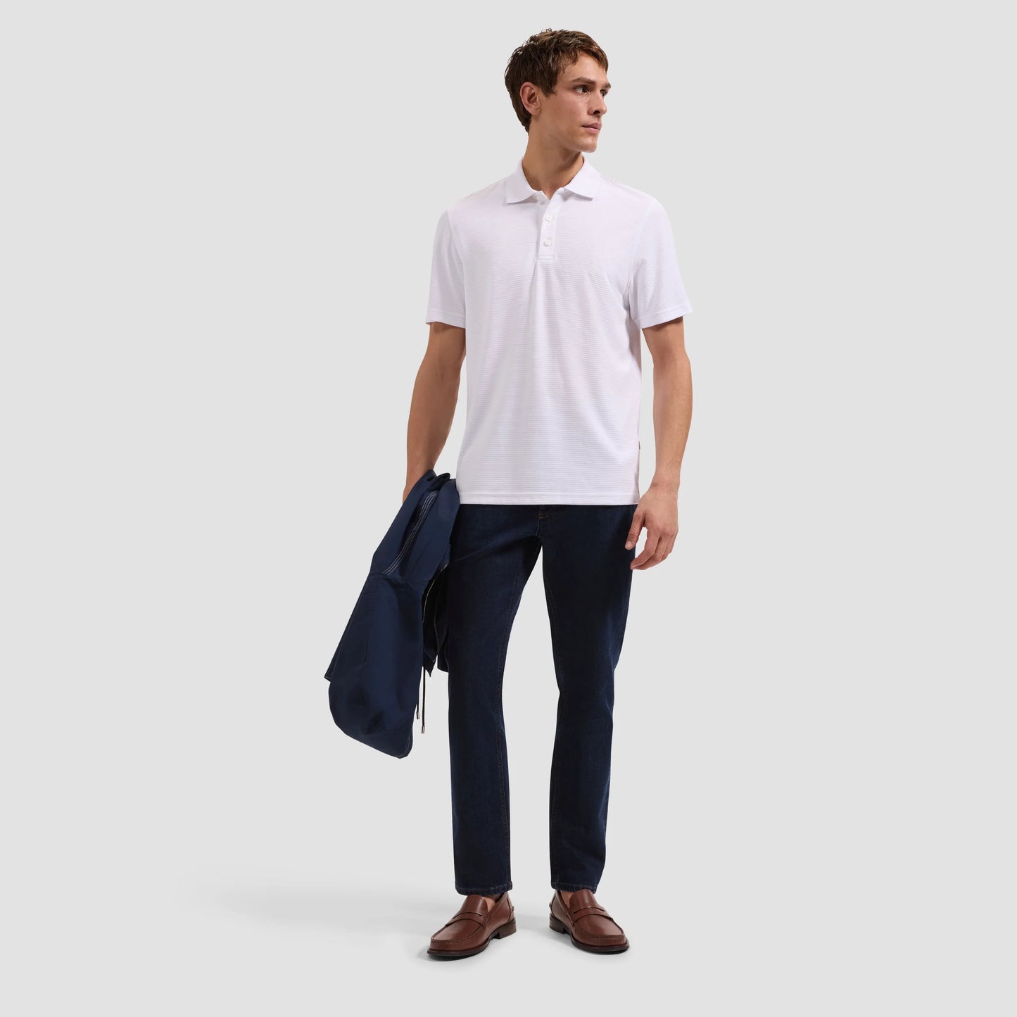 Bugatchi Oscar Ottoman Polo Shirt