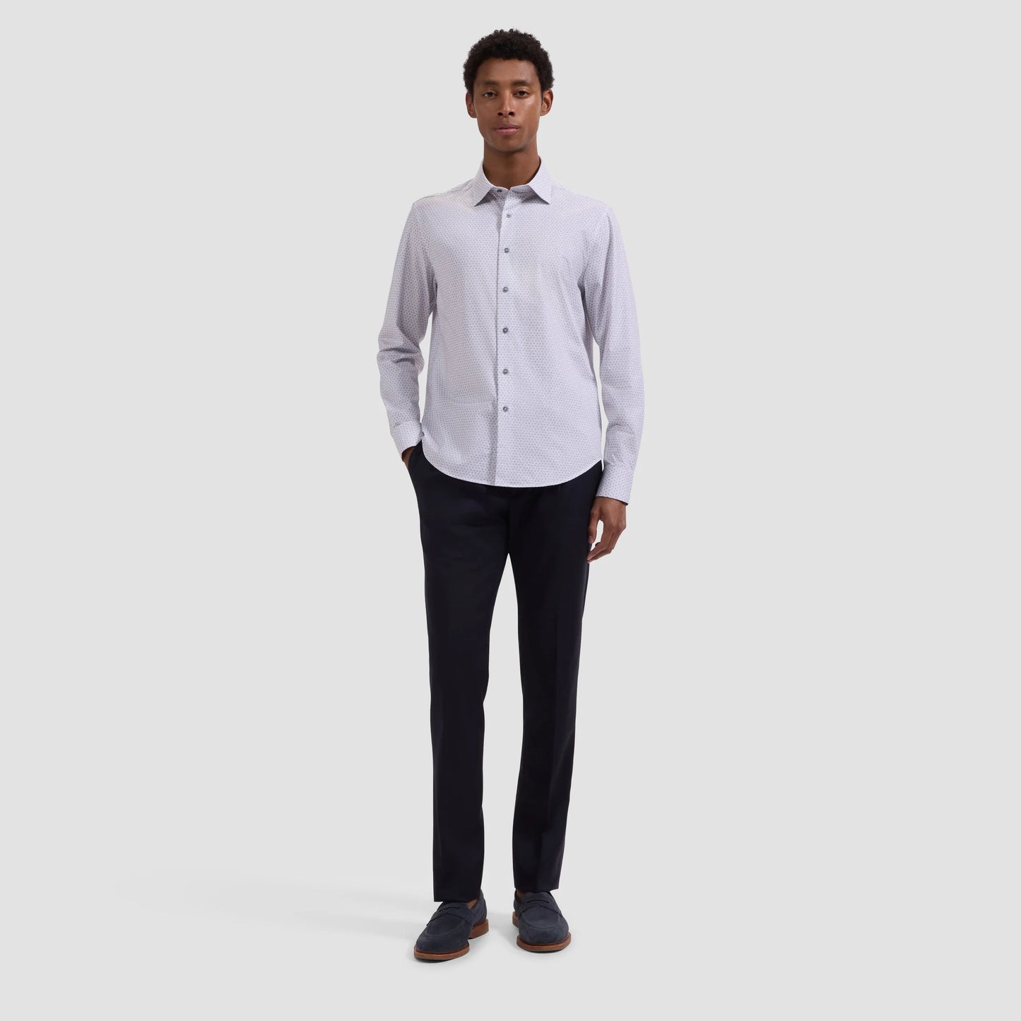 Bugatchi James OoohCotton® Coin Dot Shirt