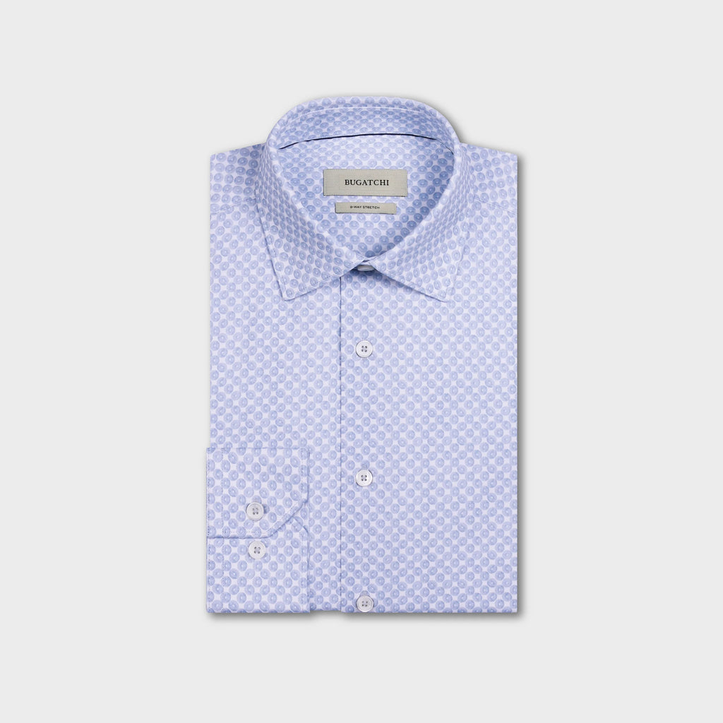 Bugatchi James OoohCotton® Geometric Spiral Shirt