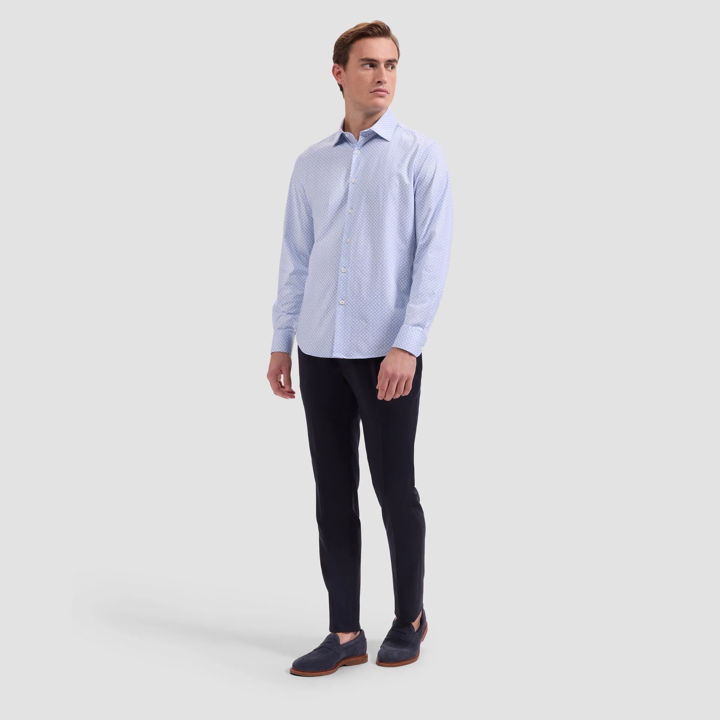 Bugatchi James OoohCotton® Geometric Spiral Shirt