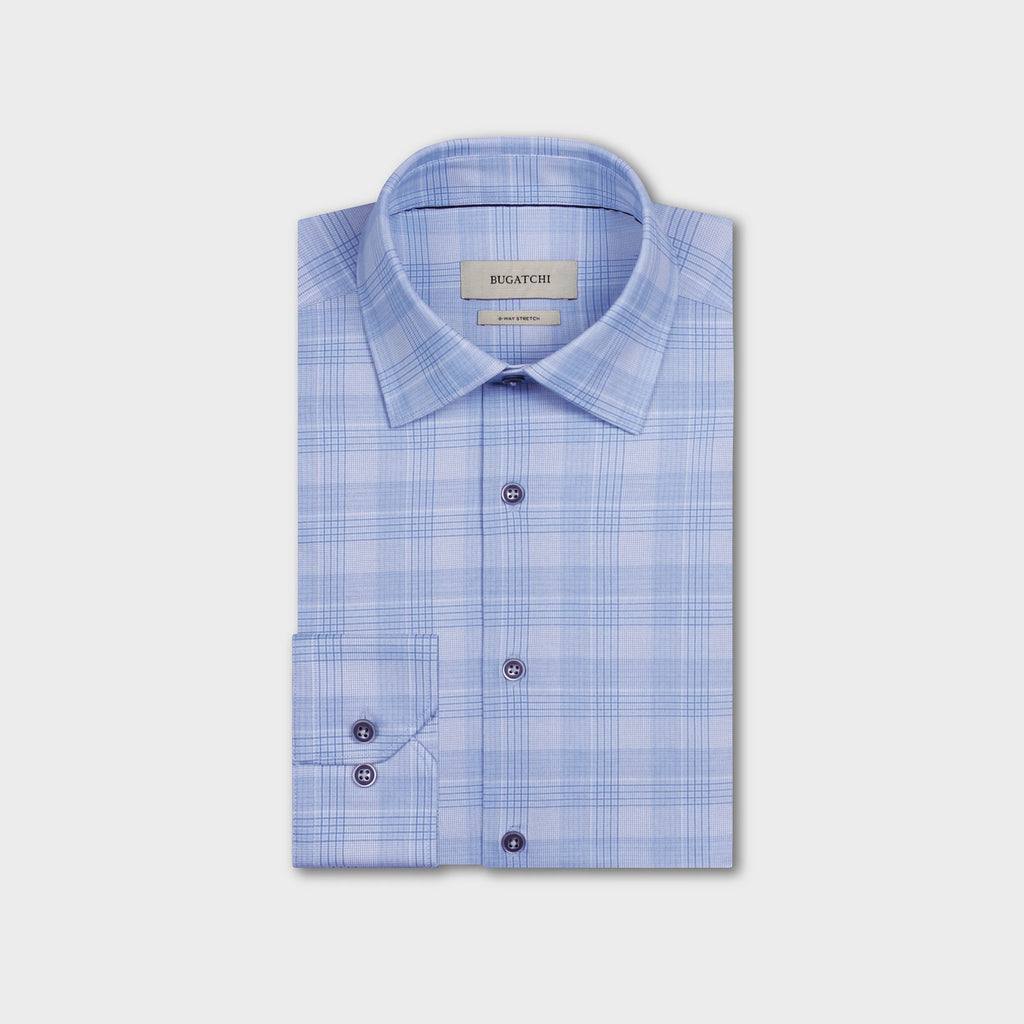 Bugatchi James OoohCotton® Graph Plaid Shirt