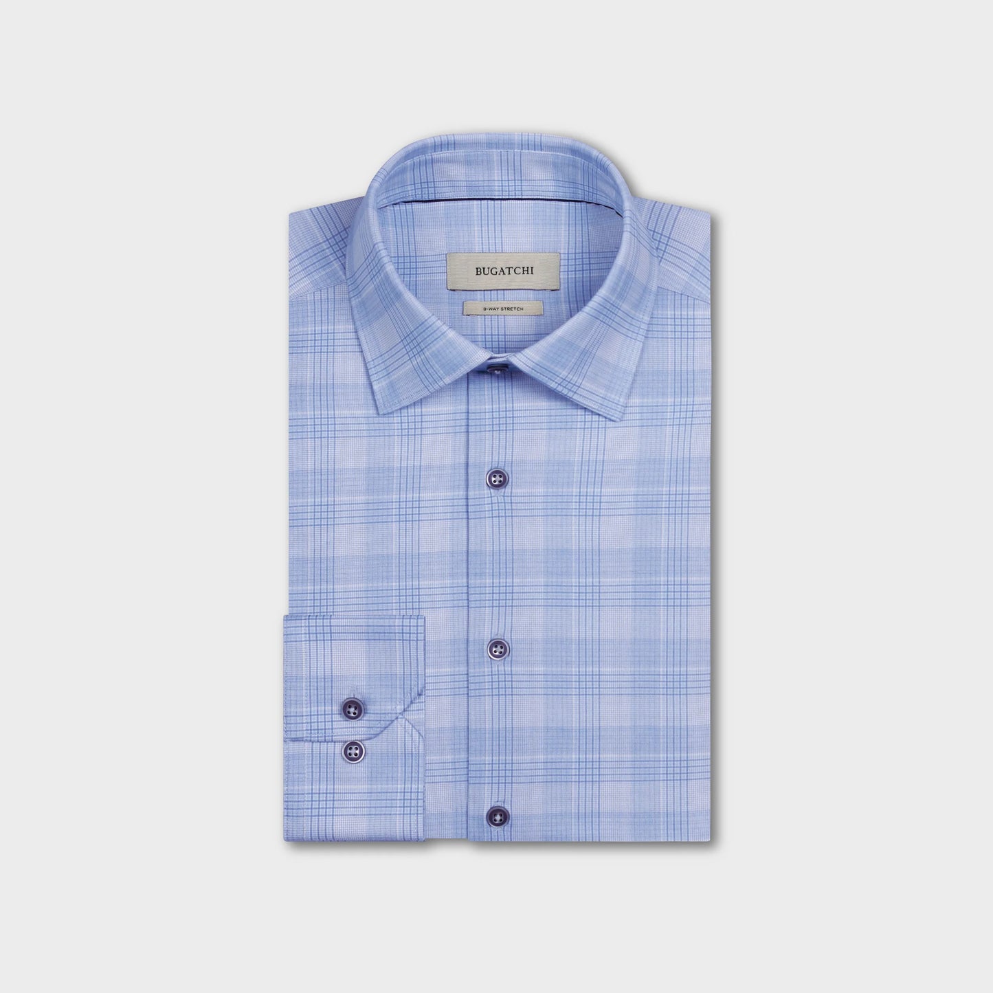 Bugatchi James OoohCotton® Graph Plaid Shirt