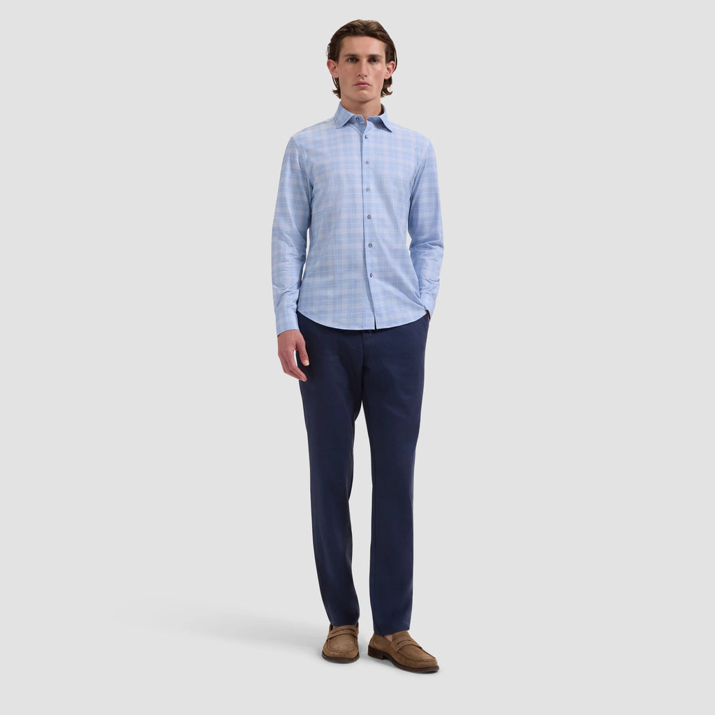 Bugatchi James OoohCotton® Graph Plaid Shirt