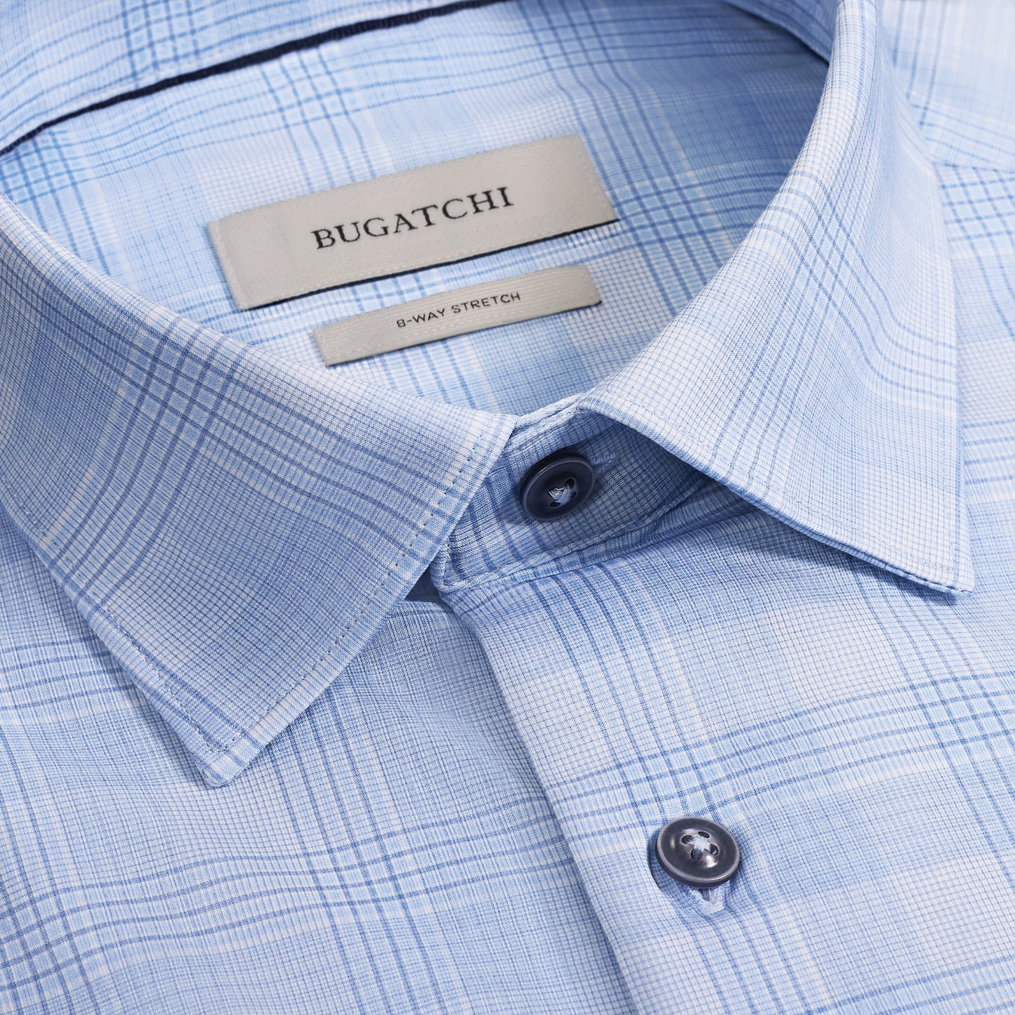 Bugatchi James OoohCotton® Graph Plaid Shirt
