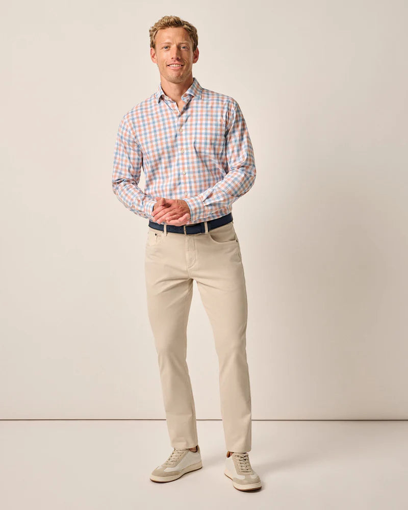 Johnnie-O Carmel Sateen 5-Pocket Pant