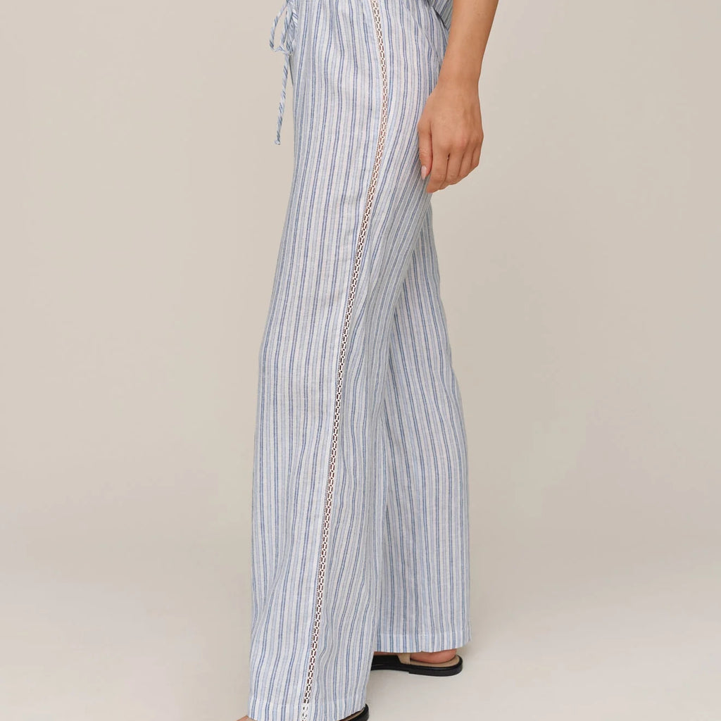 Bella Dahl Lattice Side Stripe Drawstring Pant
