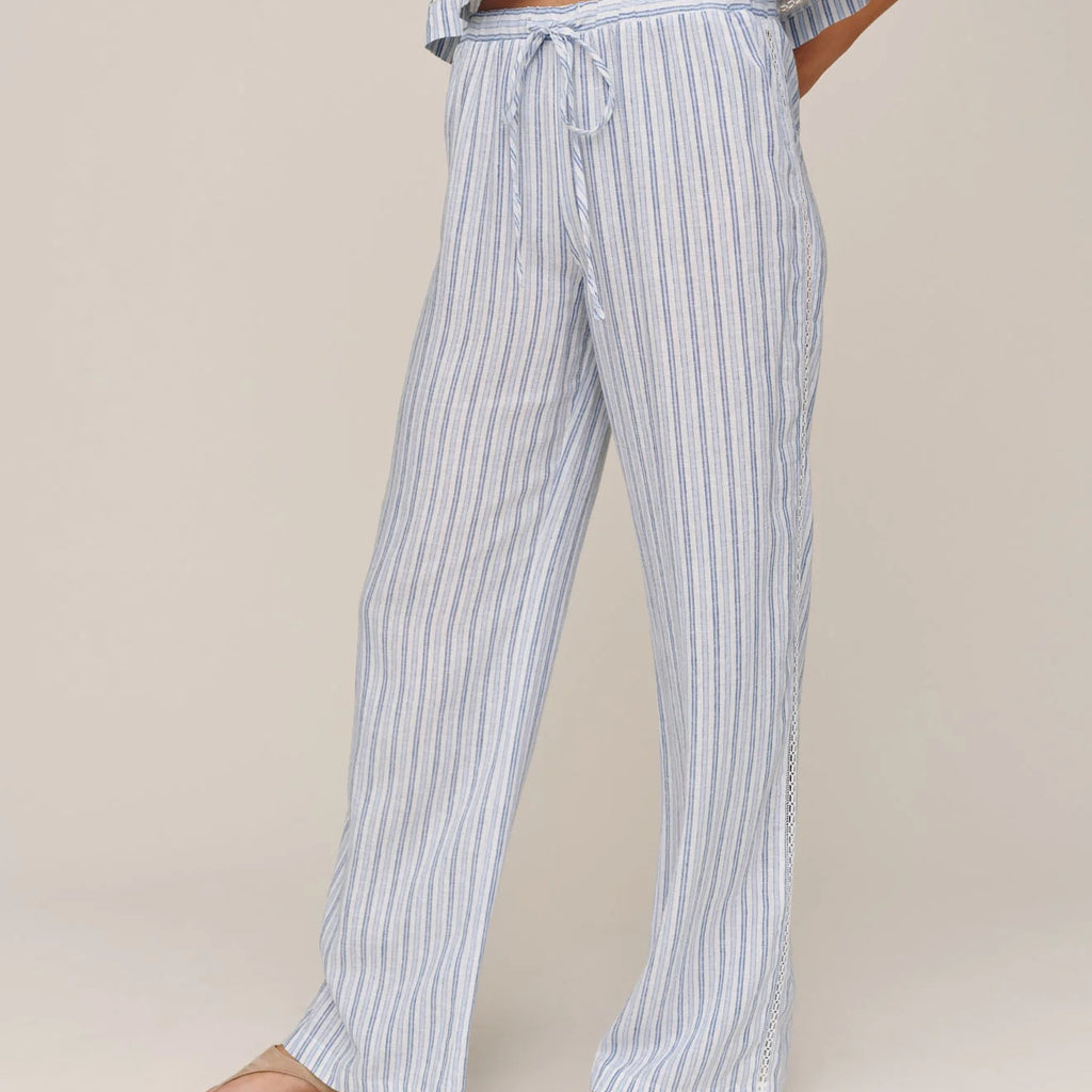 Bella Dahl Lattice Side Stripe Drawstring Pant