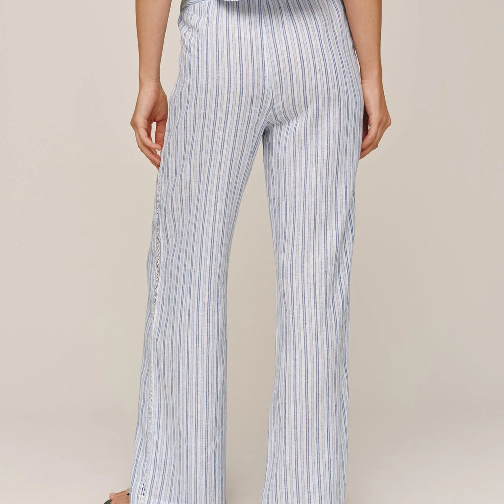 Bella Dahl Lattice Side Stripe Drawstring Pant