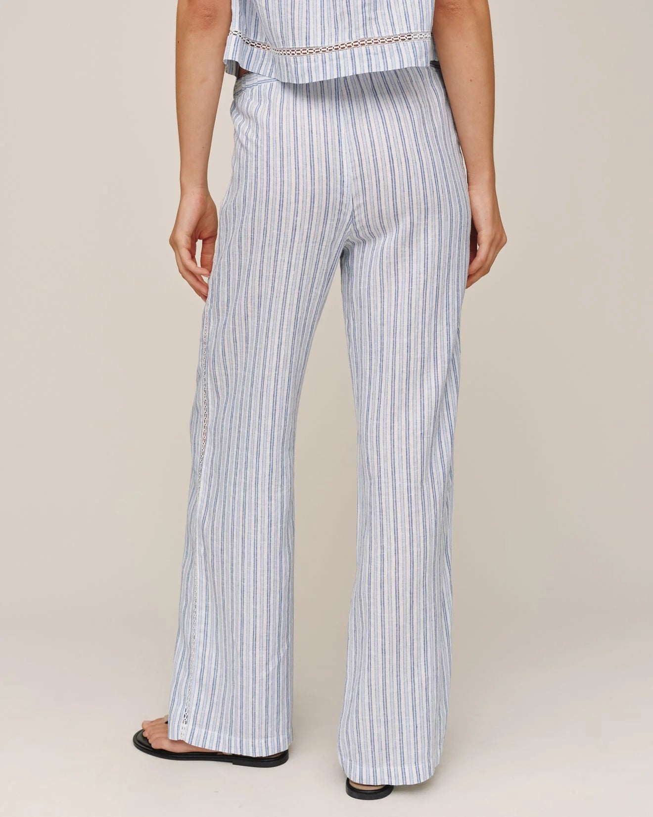 Bella Dahl Lattice Side Stripe Drawstring Pant