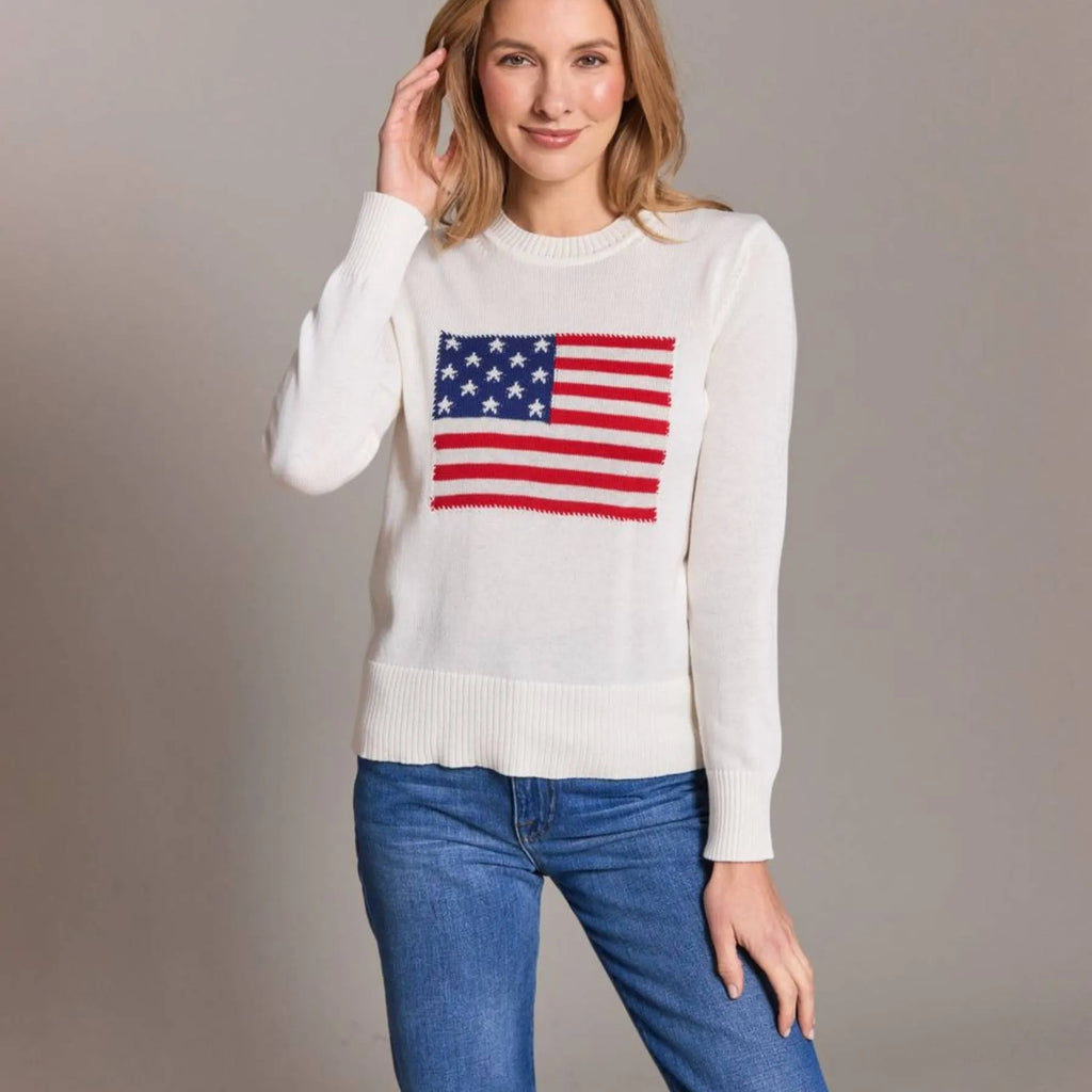 Alashan Cashmere Vintage Flag Sweater