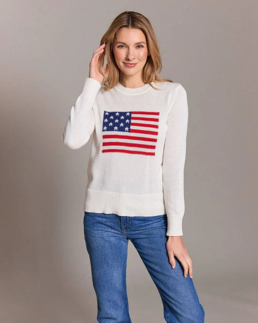 Alashan Cashmere Vintage Flag Sweater