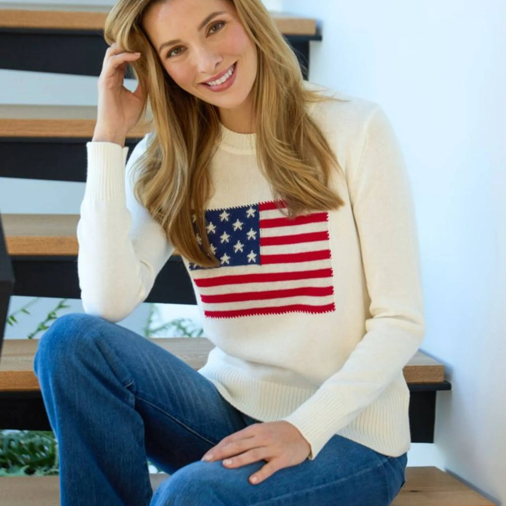 Alashan Cashmere Vintage Flag Sweater