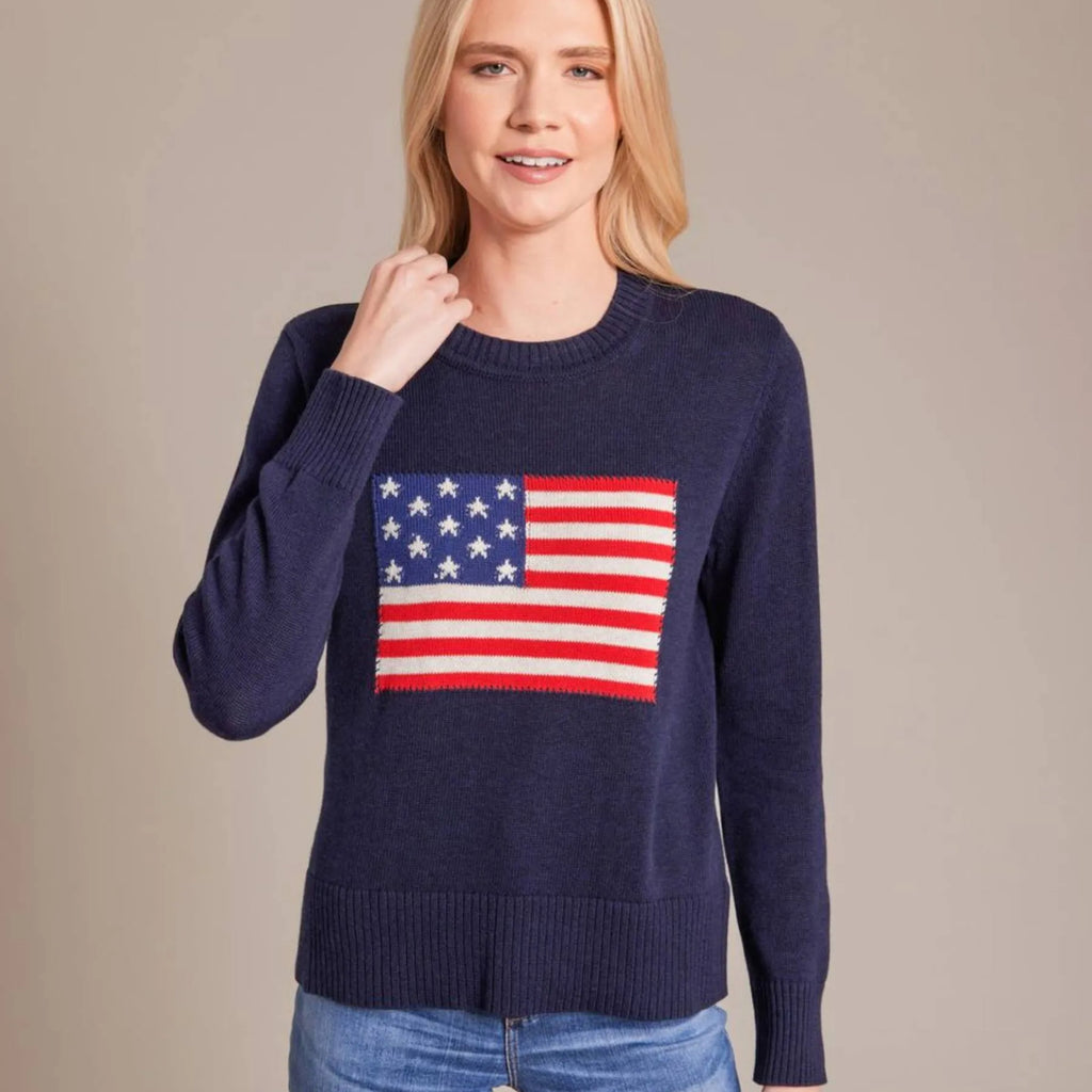 Alashan Cashmere Vintage Flag Sweater