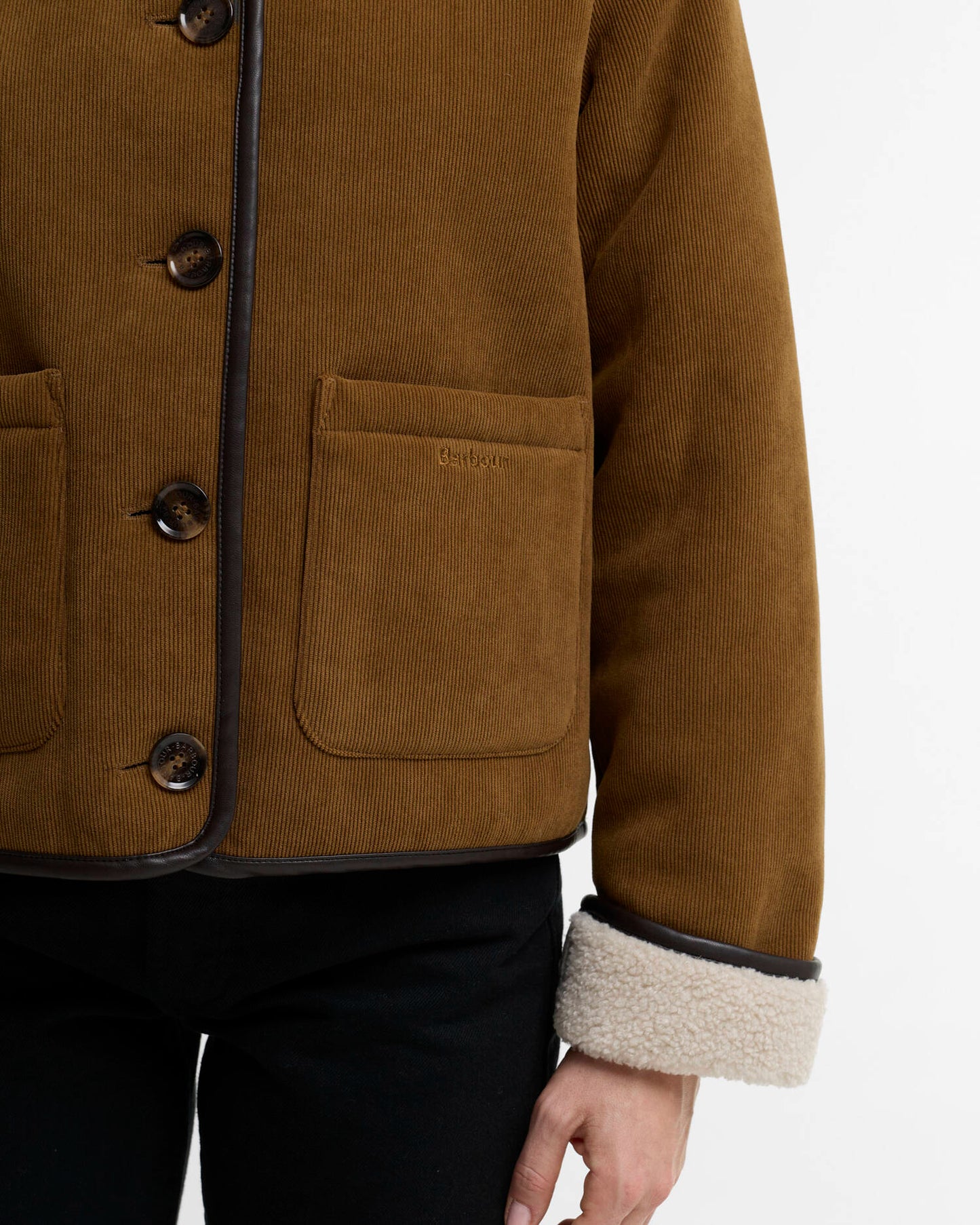 Barbour Penny Fleece Cord Jacket