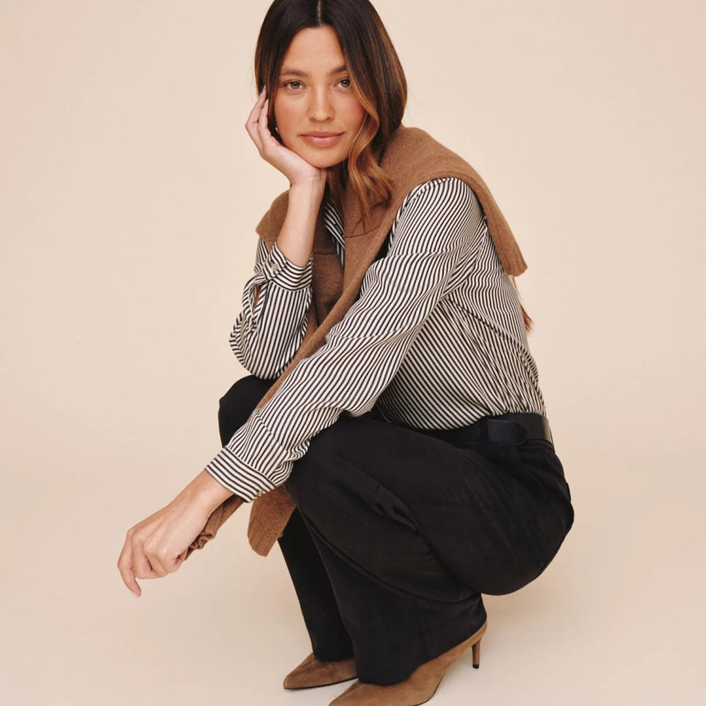 Bella Dahl Vintage Pinstripe Button Down Shirt