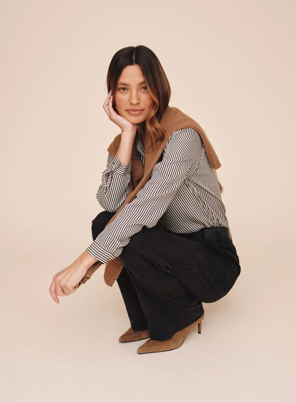 Bella Dahl Vintage Pinstripe Button Down Shirt