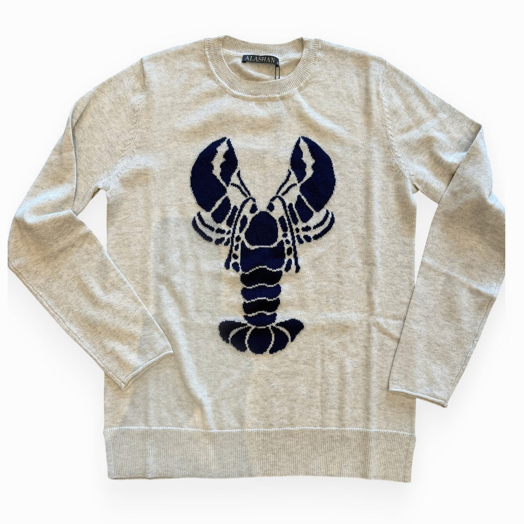 Alashan Lobster Intarsia Sweater