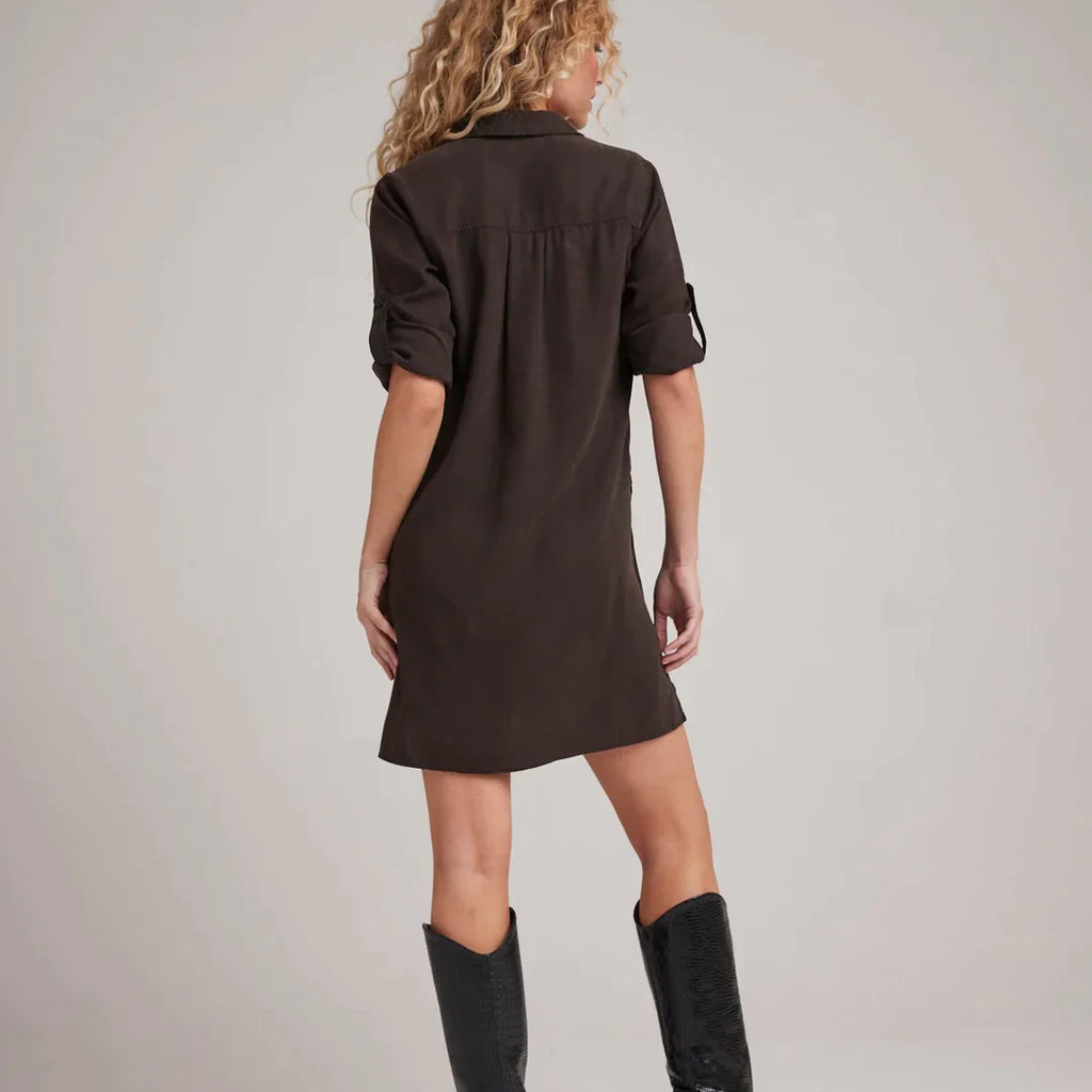 Bella Dahl Long Sleeve A-Line Shirt Dress
