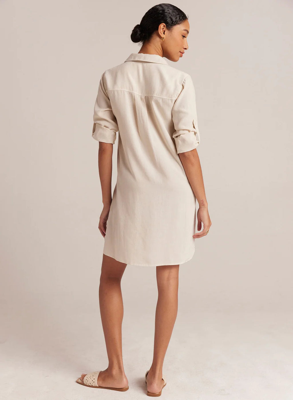 Bella Dahl Long Sleeve A-Line Shirt Dress