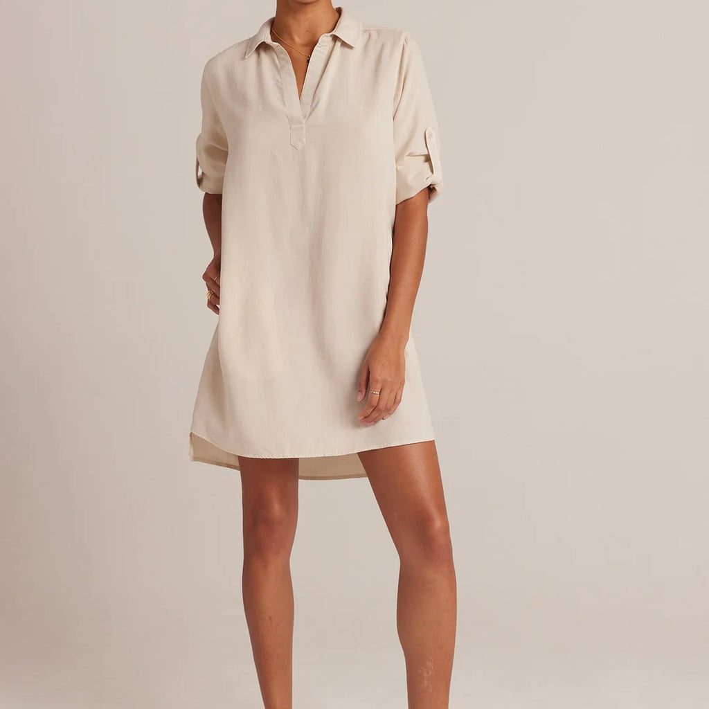 Bella Dahl Long Sleeve A-Line Shirt Dress