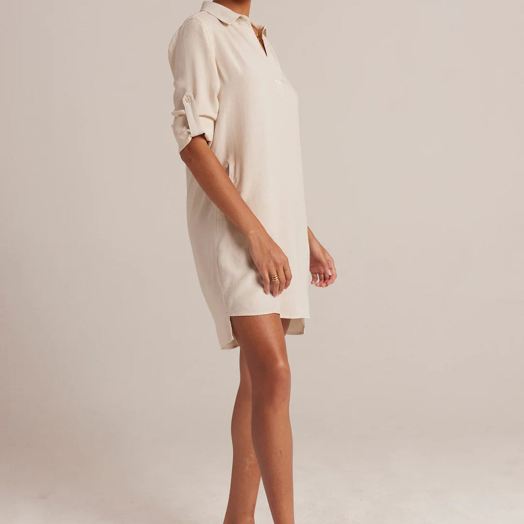 Bella Dahl Long Sleeve A-Line Shirt Dress