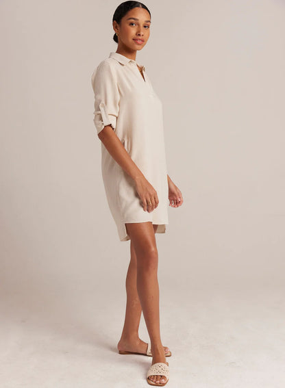 Bella Dahl Long Sleeve A-Line Shirt Dress