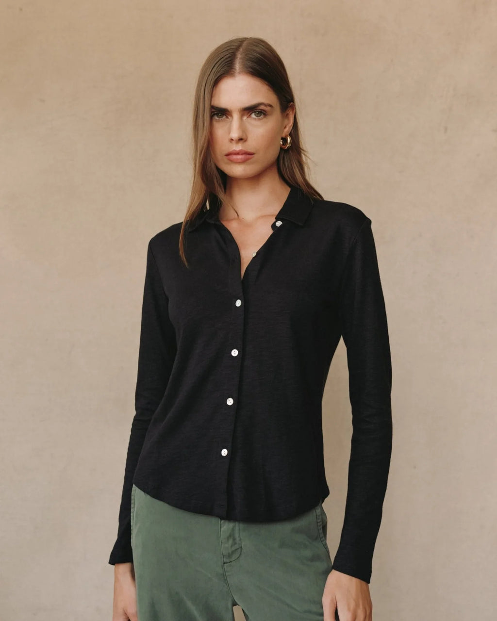 Bella Dahl Long Sleeve Knit Button Down