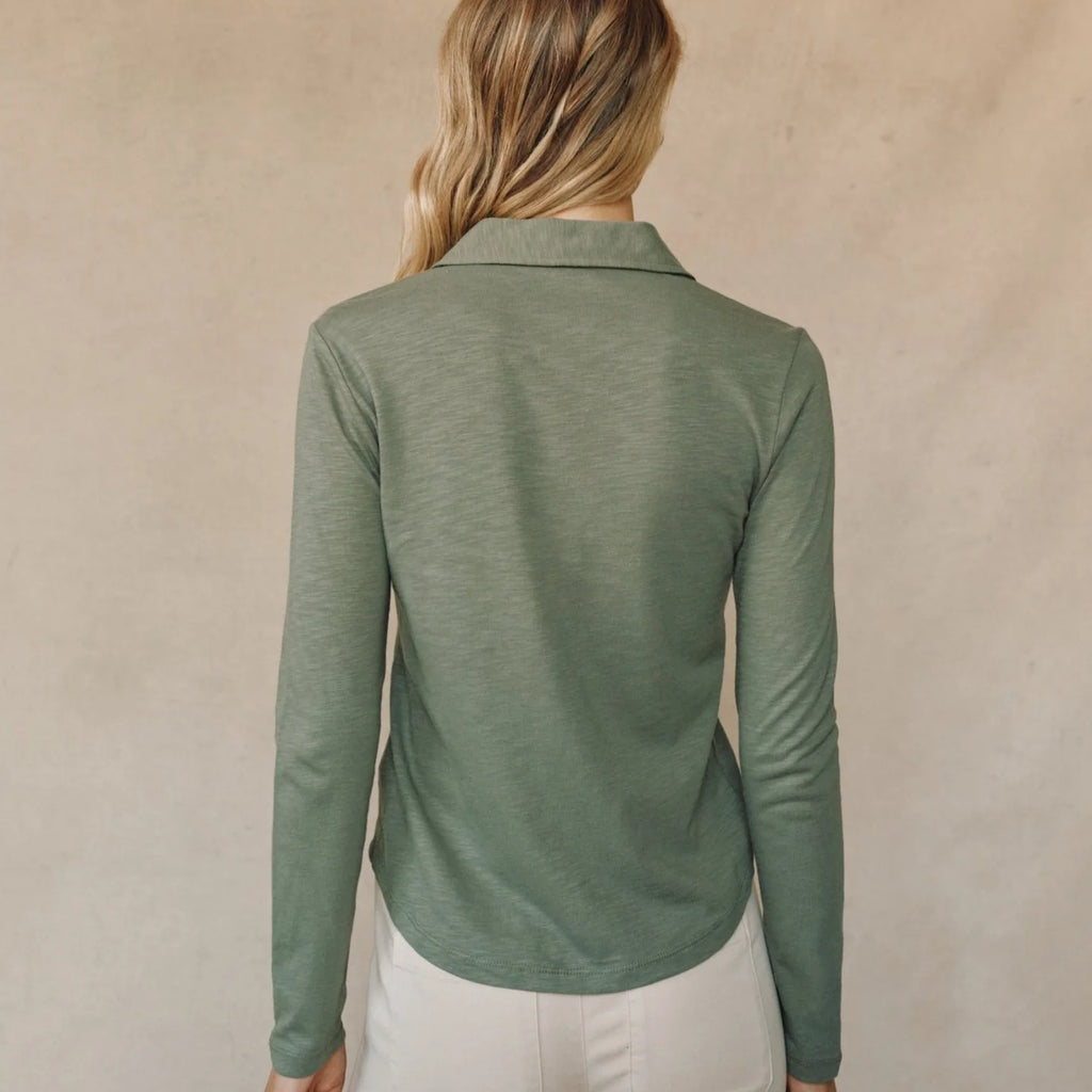 Bella Dahl Long Sleeve Knit Button Down