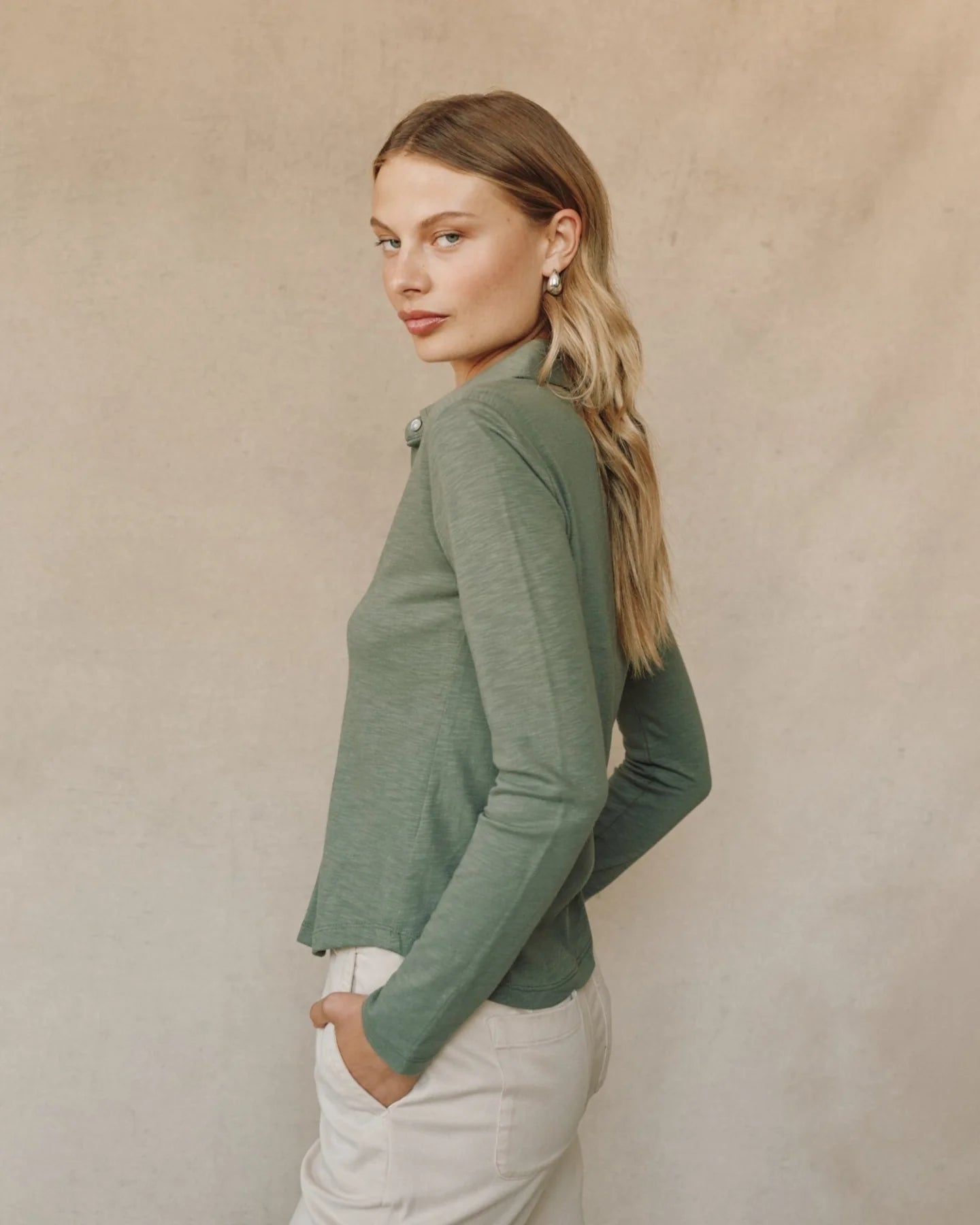 Bella Dahl Long Sleeve Knit Button Down