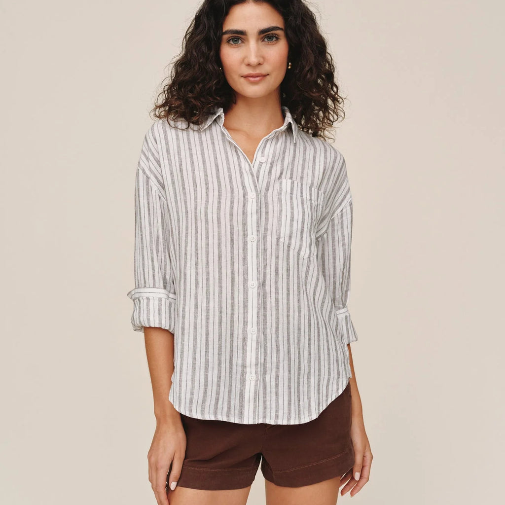 Bella Dahl Long Sleeve Oversize Pocket Shirt