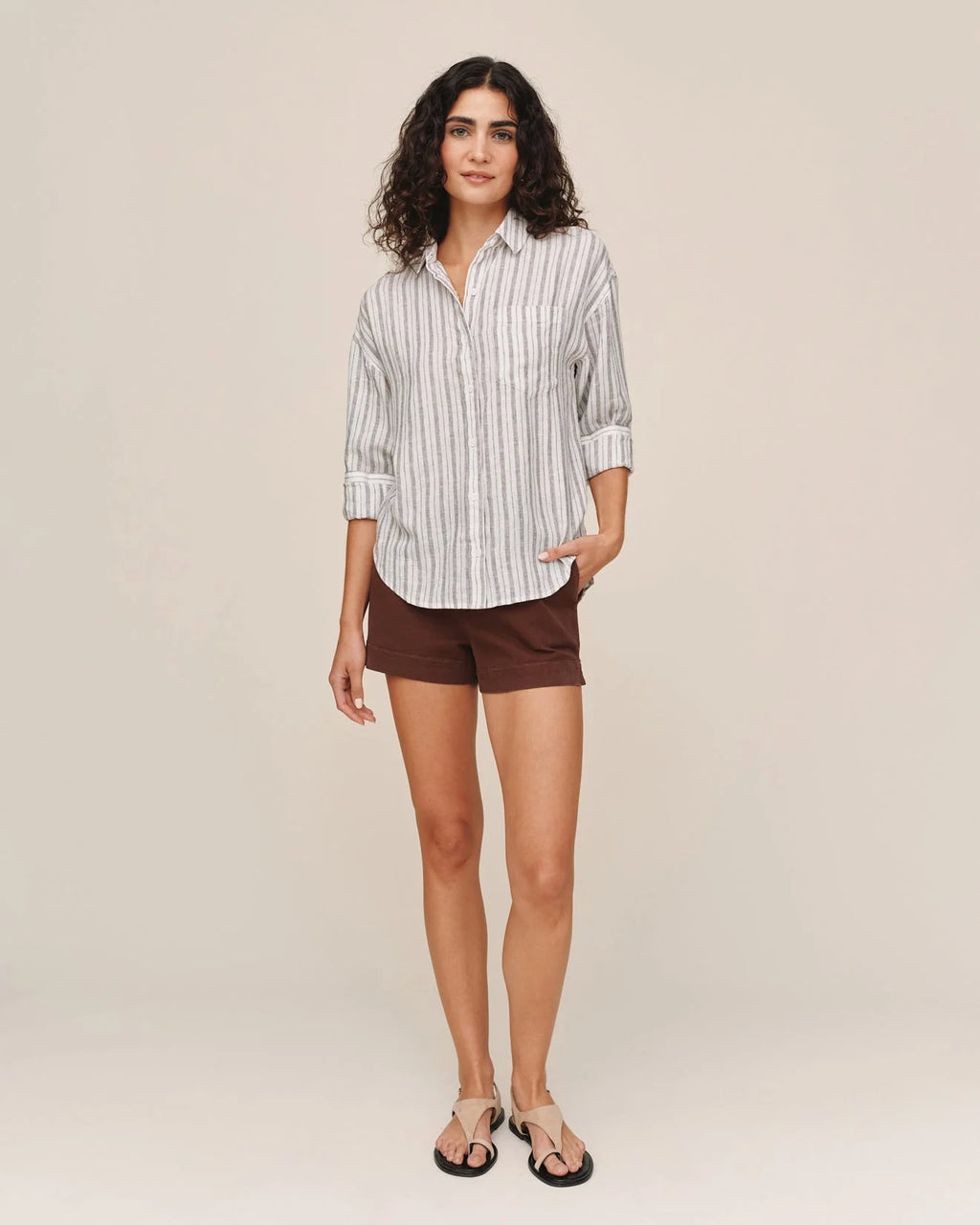 Bella Dahl Long Sleeve Oversize Pocket Shirt