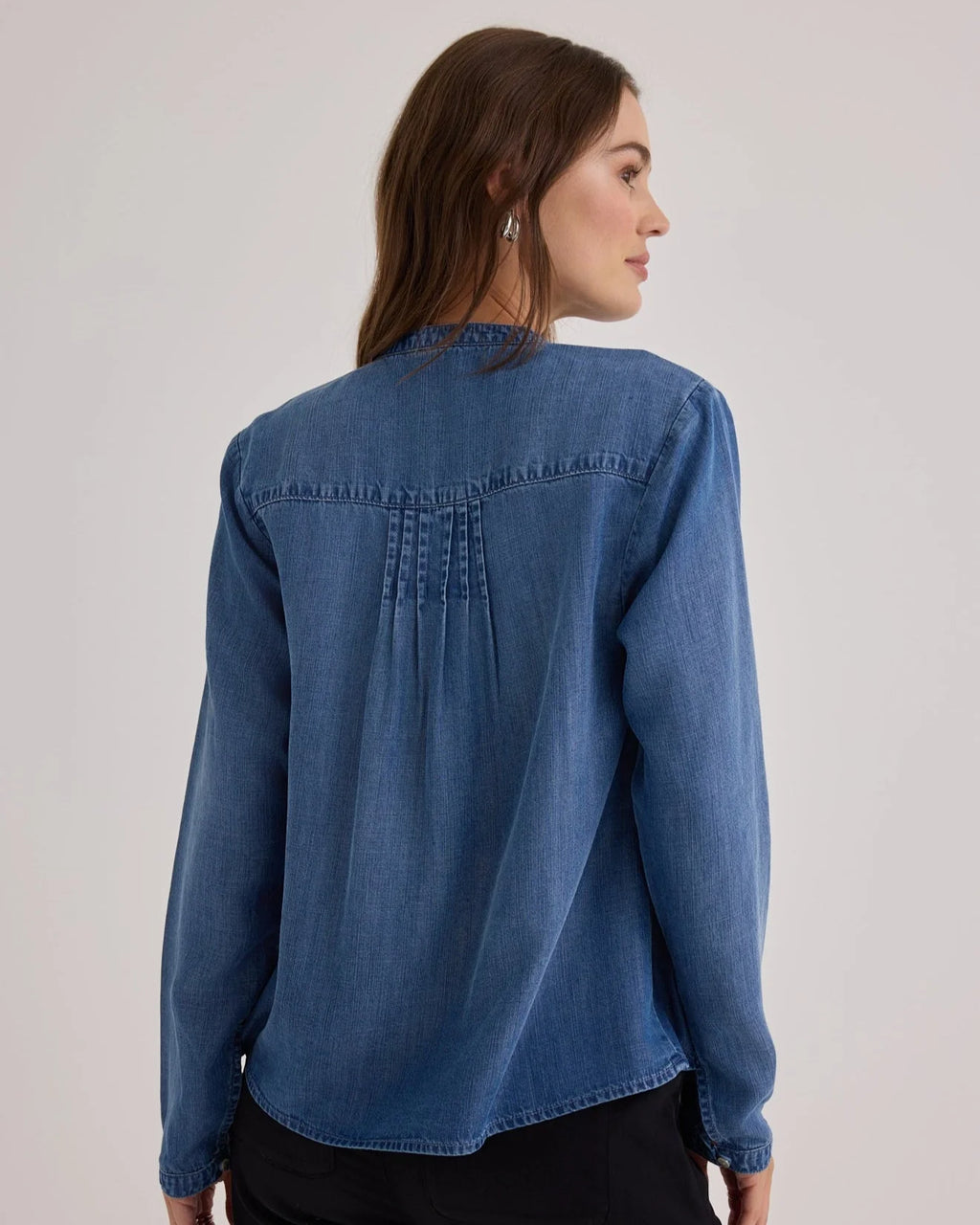 Bella Dahl Long Sleeve Pintuck Pullover