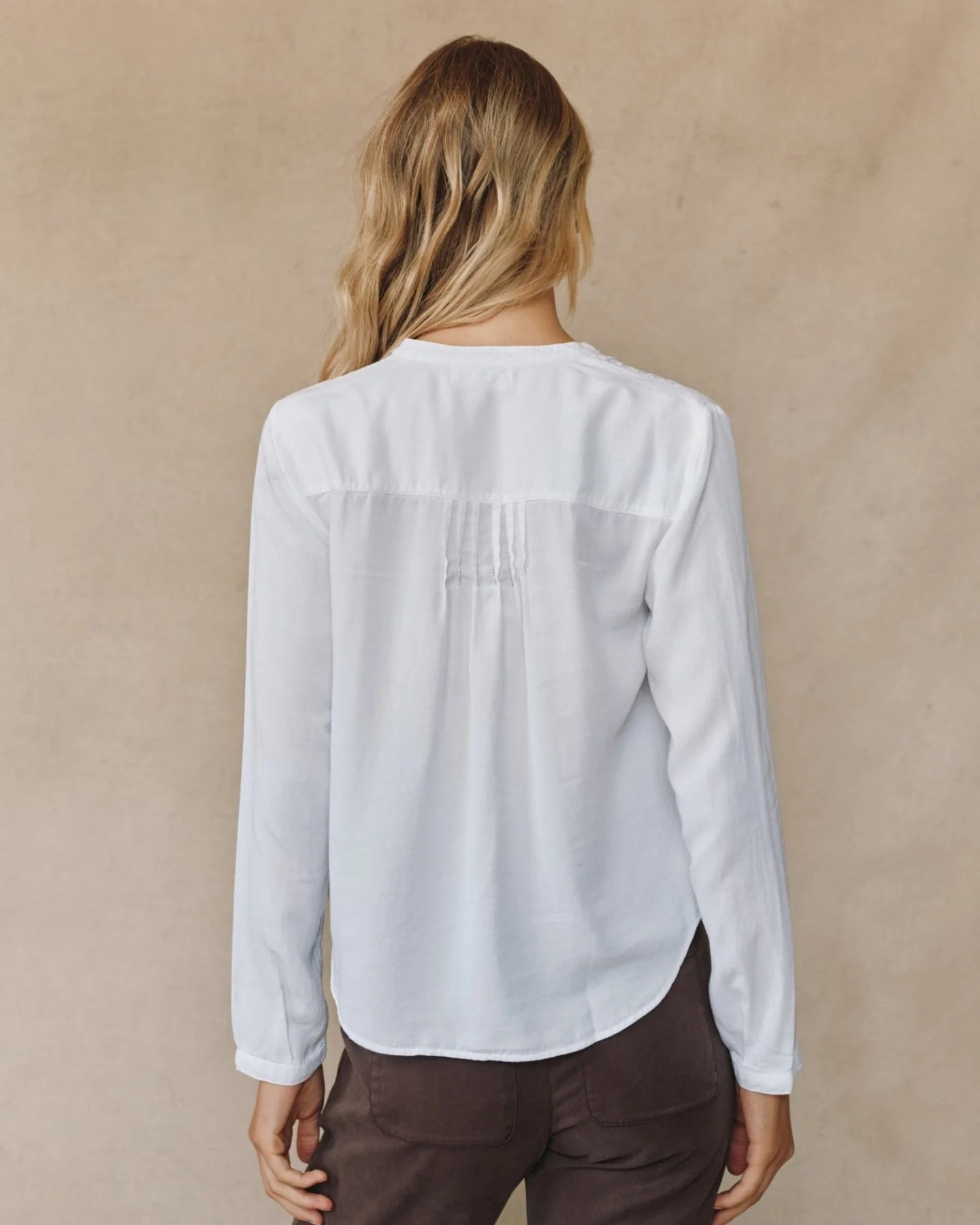 Bella Dahl Long Sleeve Pintuck Pullover
