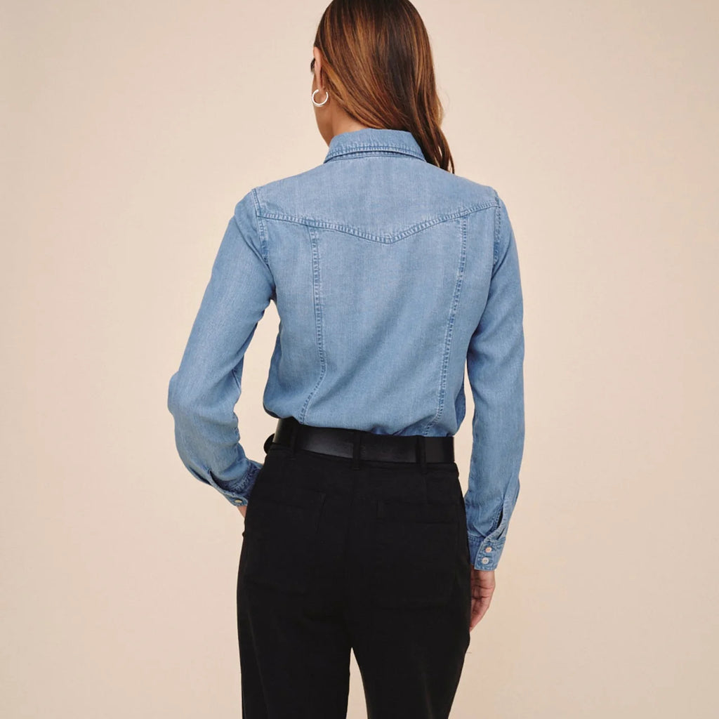 Bella Dahl Long Sleeve Seamed Shirt