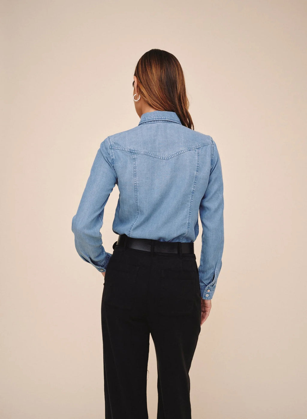 Bella Dahl Long Sleeve Seamed Shirt