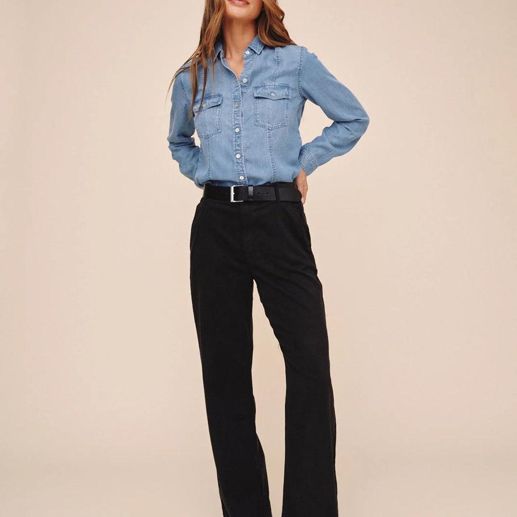 Bella Dahl Long Sleeve Seamed Shirt