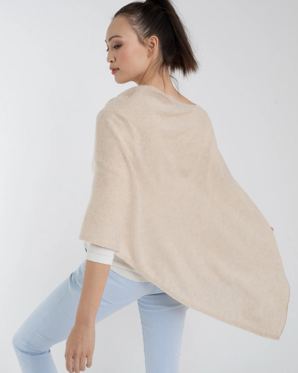 Alashan Cashmere Dress Topper Poncho