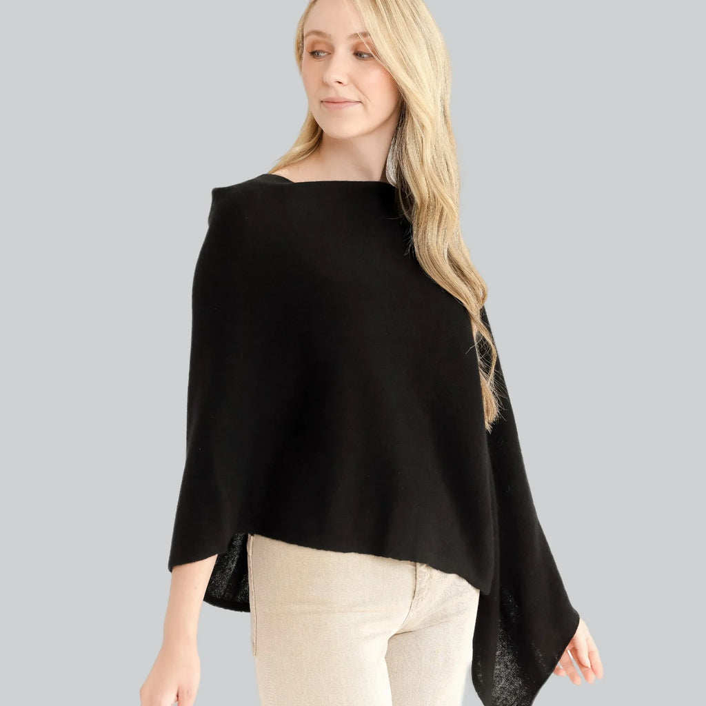 Alashan Cashmere Dress Topper Poncho