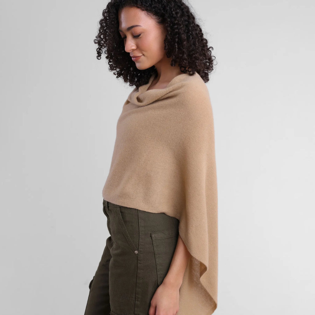 Alashan Cashmere Dress Topper Poncho