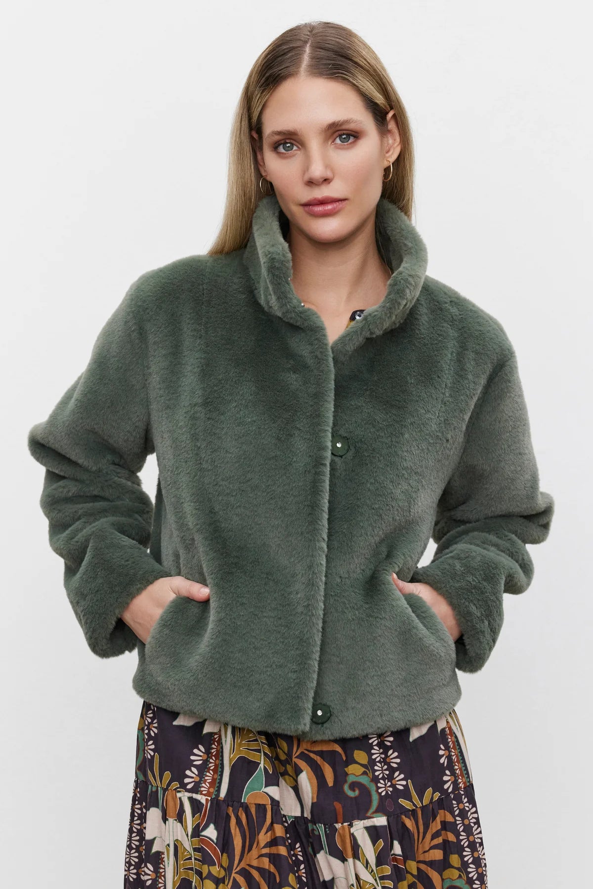 Velvet Sheena Luxe Faux Fur Jacket