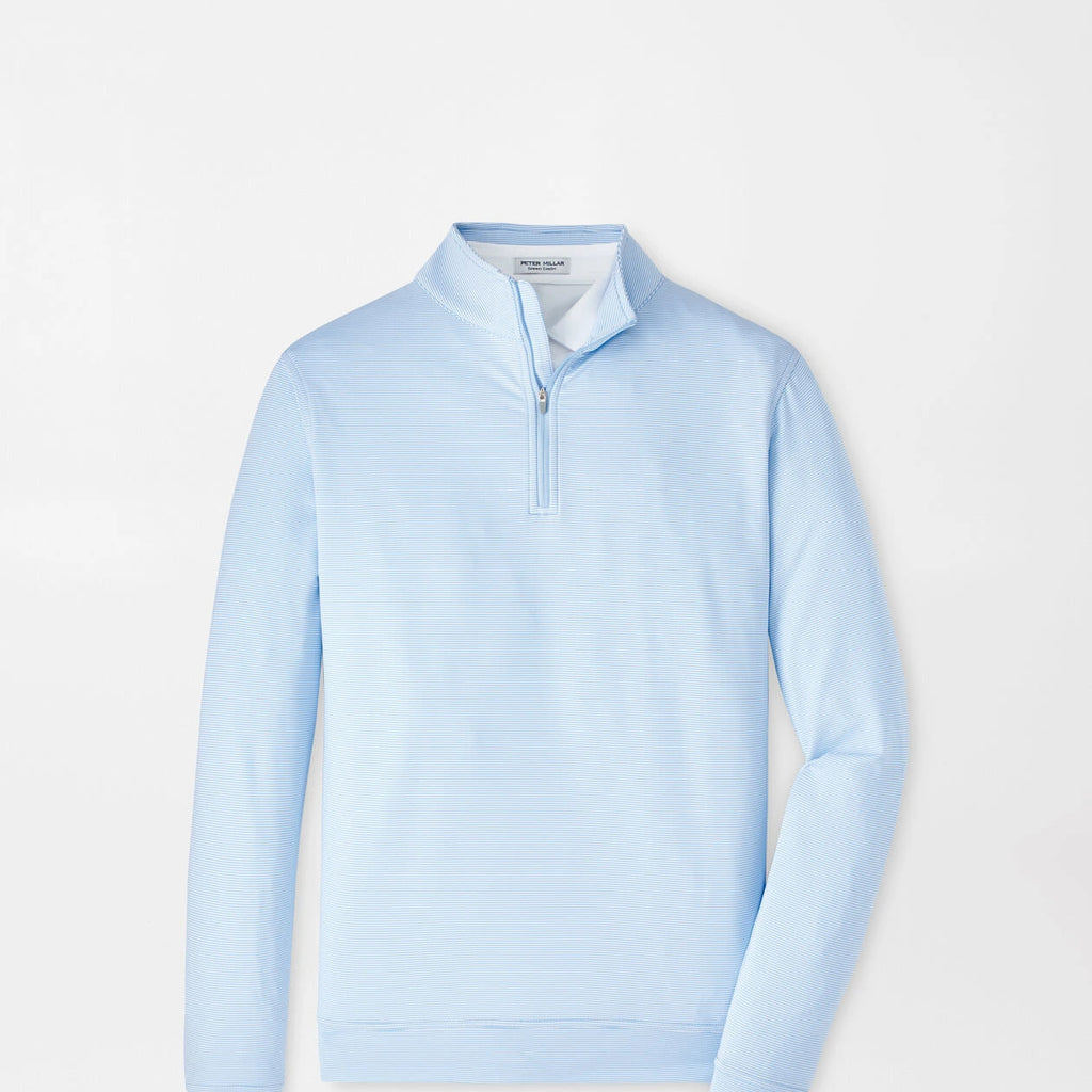 Peter Millar Perth Sugar Stripe Performance Quarter-Zip