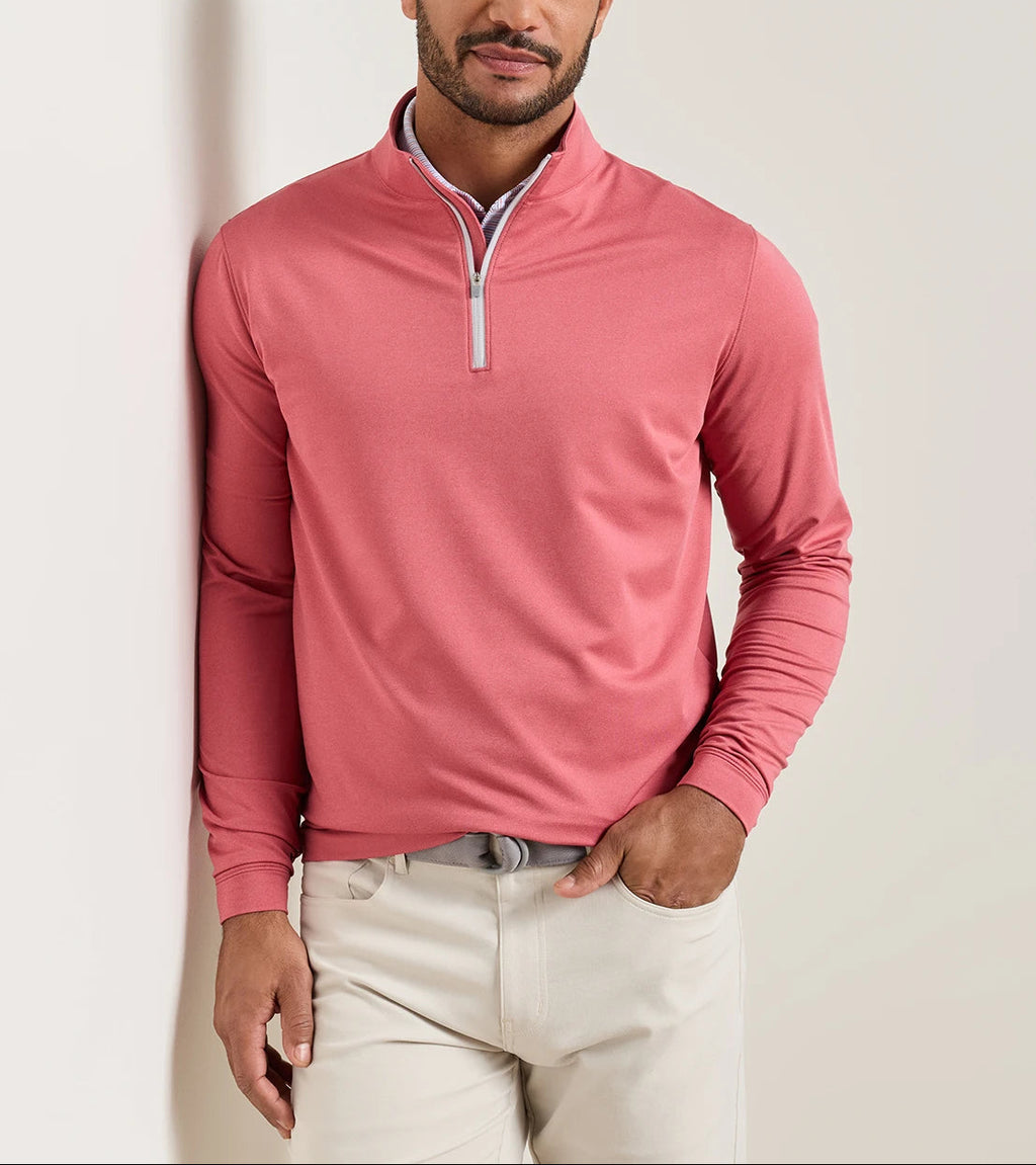 Peter Millar Crown Sport Perth Mélange Performance Quarter-Zip