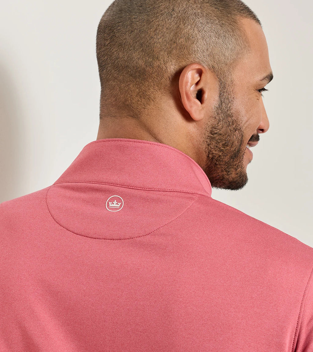 Peter Millar Crown Sport Perth Mélange Performance Quarter-Zip