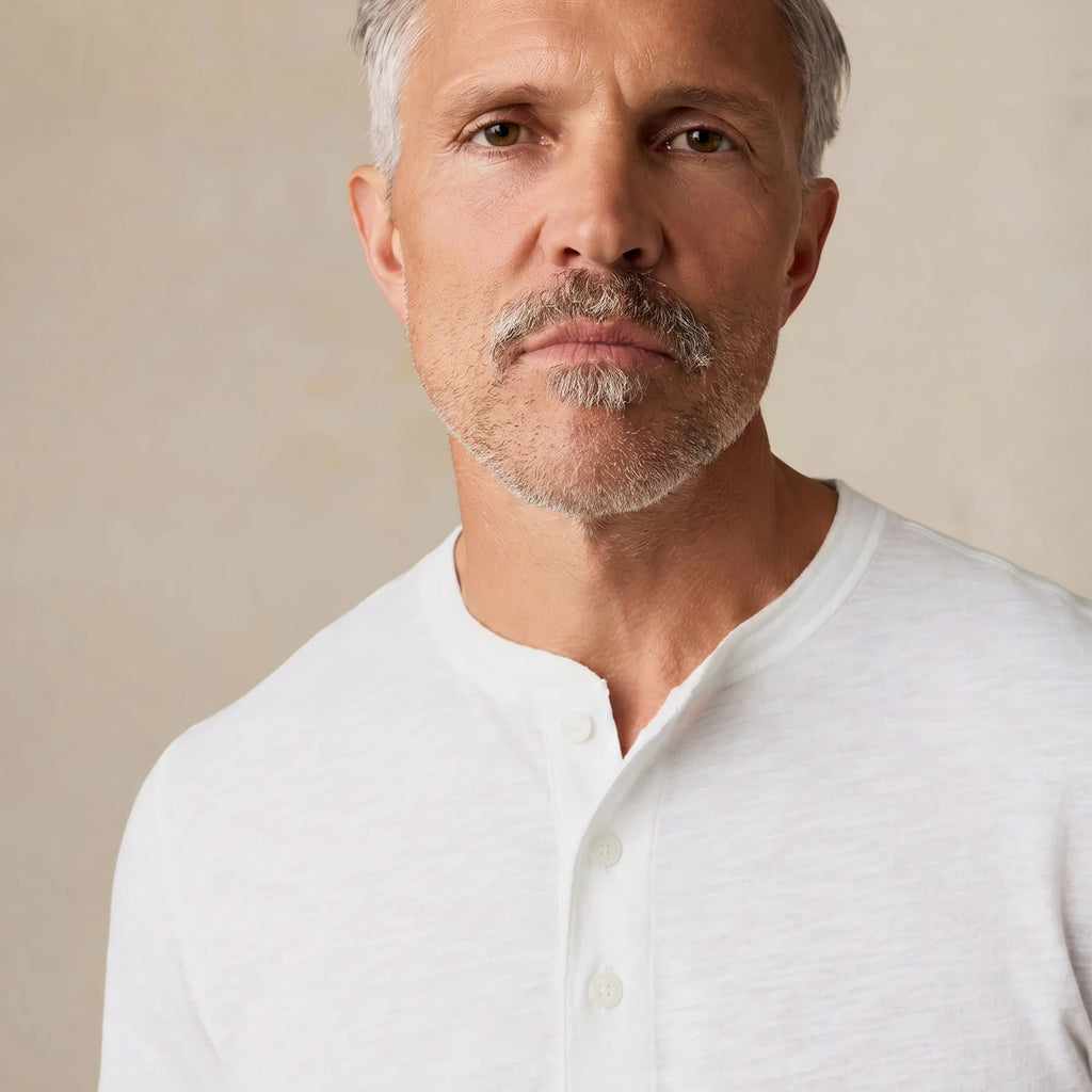 Faherty Short-Sleeve Sunwashed Henley