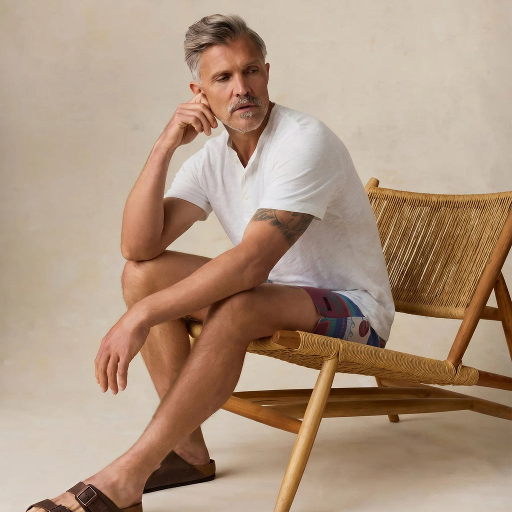 Faherty Short-Sleeve Sunwashed Henley