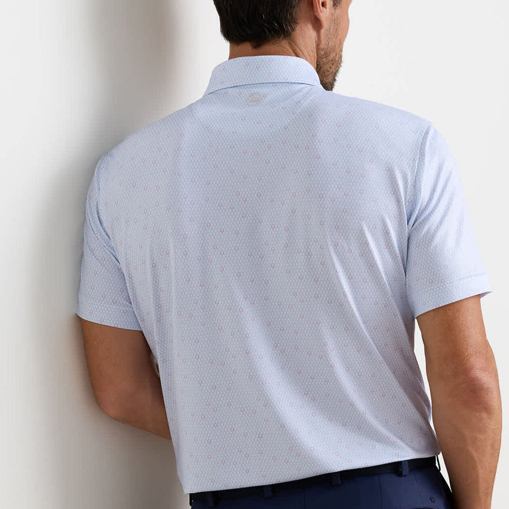 Peter Millar Crown Sport Geo Skull Performance Jersey Polo