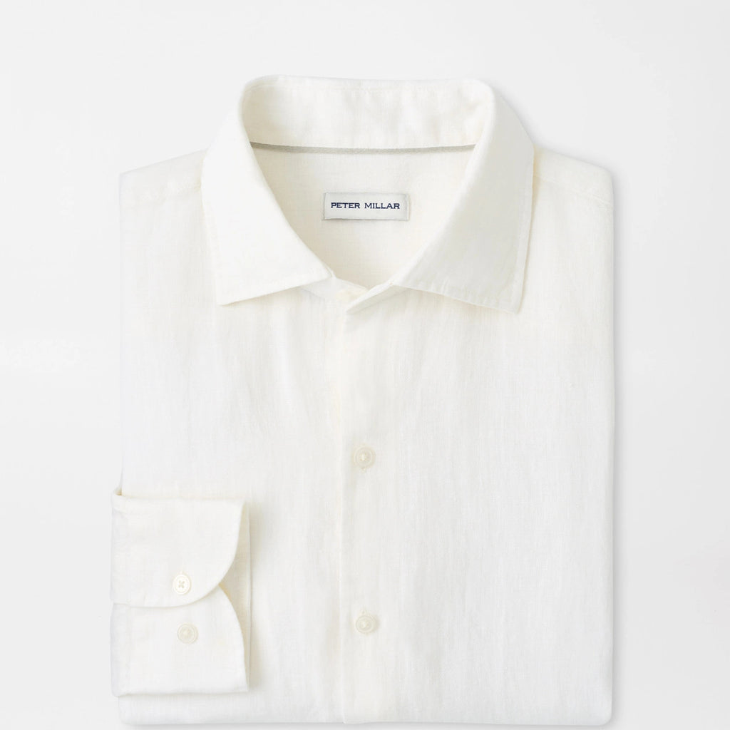 Peter Millar Shoreside Linen Sport Shirt