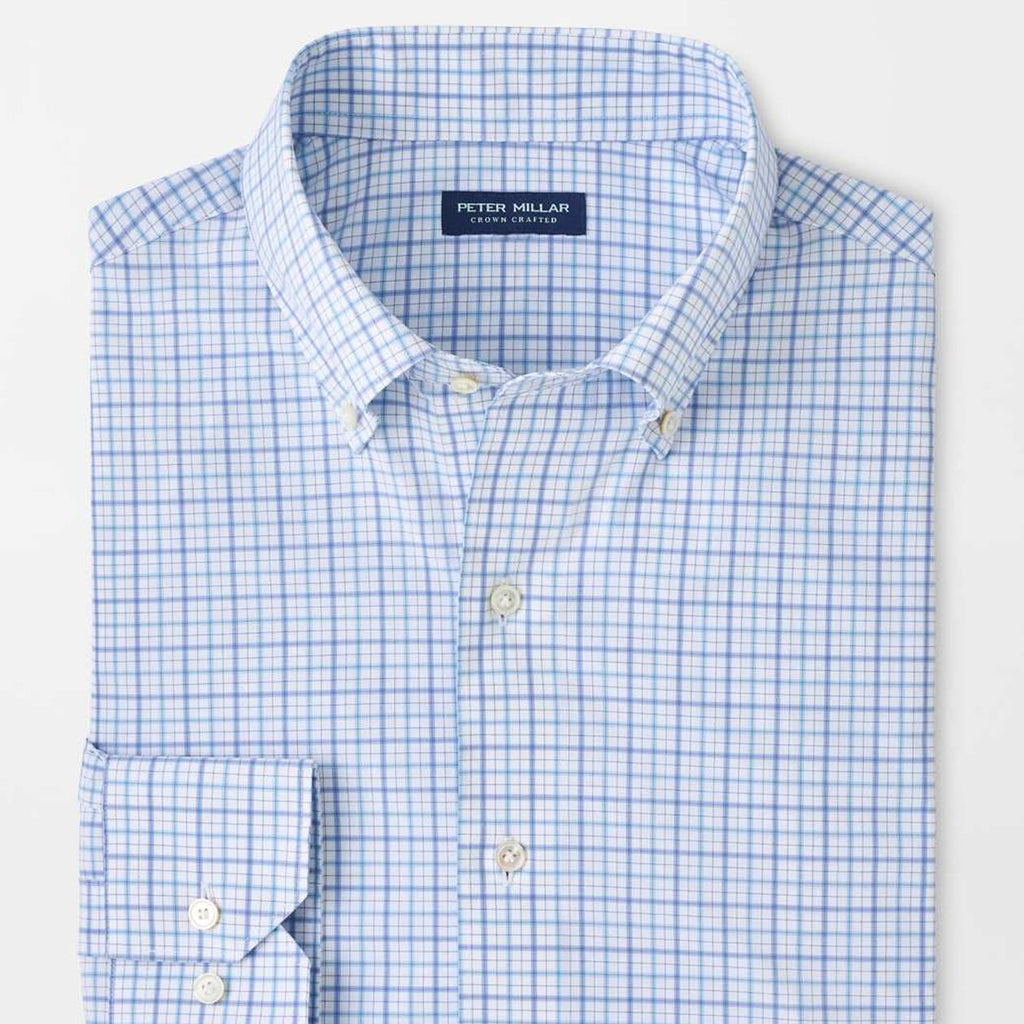 Peter Millar Canal Performance Poplin Sport Shirt