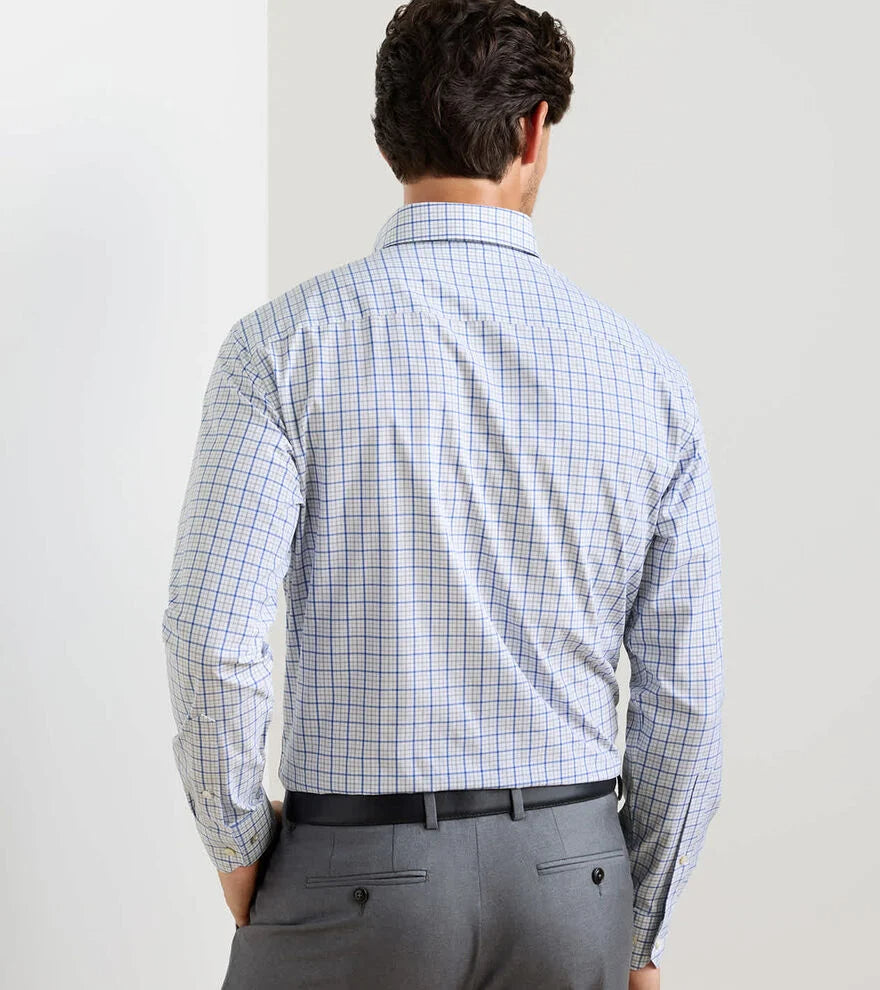 Peter Millar Canal Performance Poplin Sport Shirt