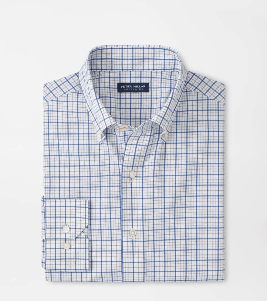 Peter Millar Canal Performance Poplin Sport Shirt